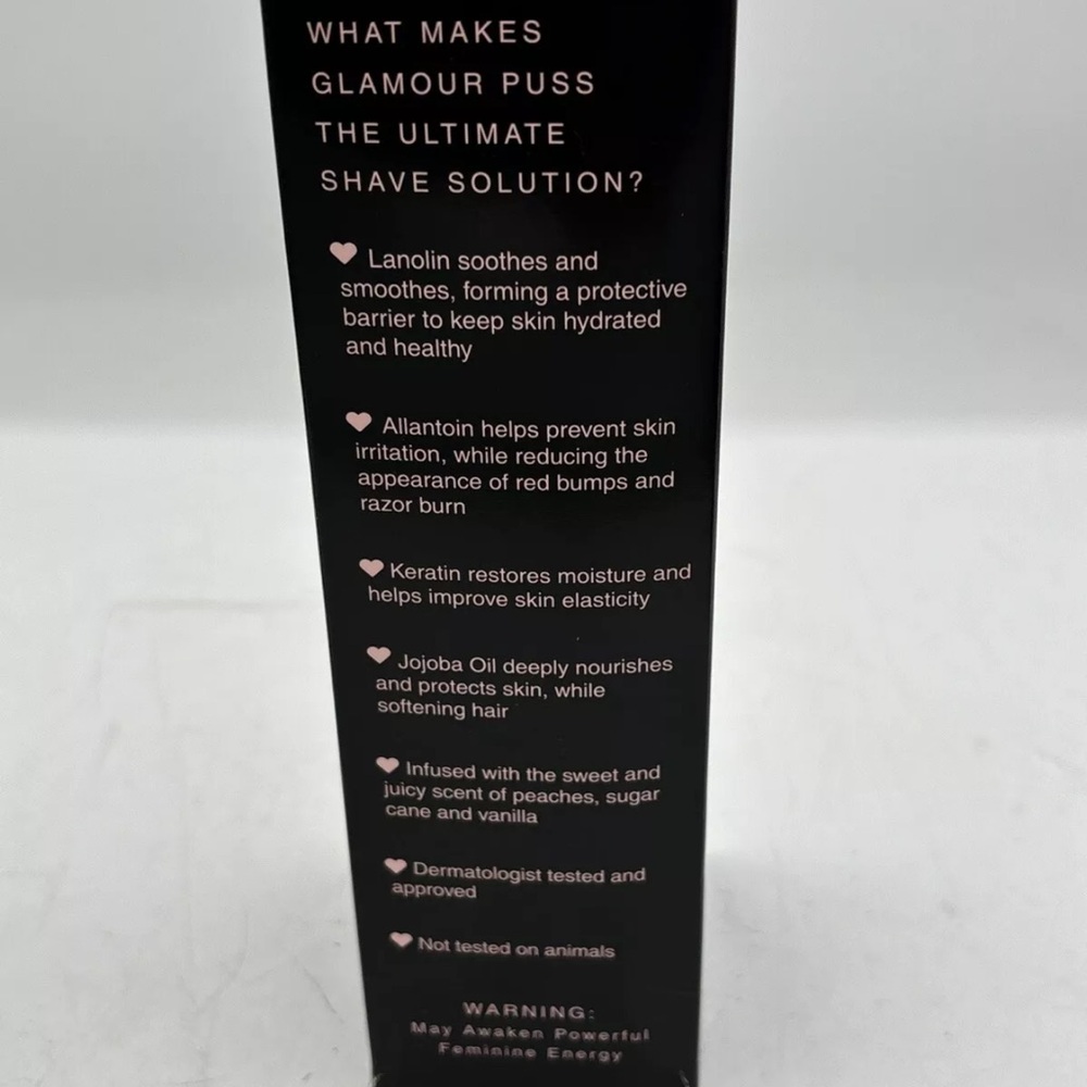 Booty Parlor Intimate Shave Cream Glamour Puss 8oz NEW - Picture 7 of 9